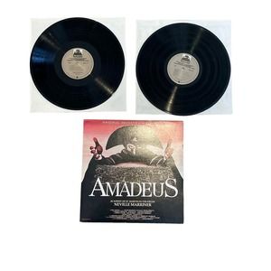 1984 Amadeus‎ Original Soudtrack Two Record Double LP Gatefold Insert Mozart